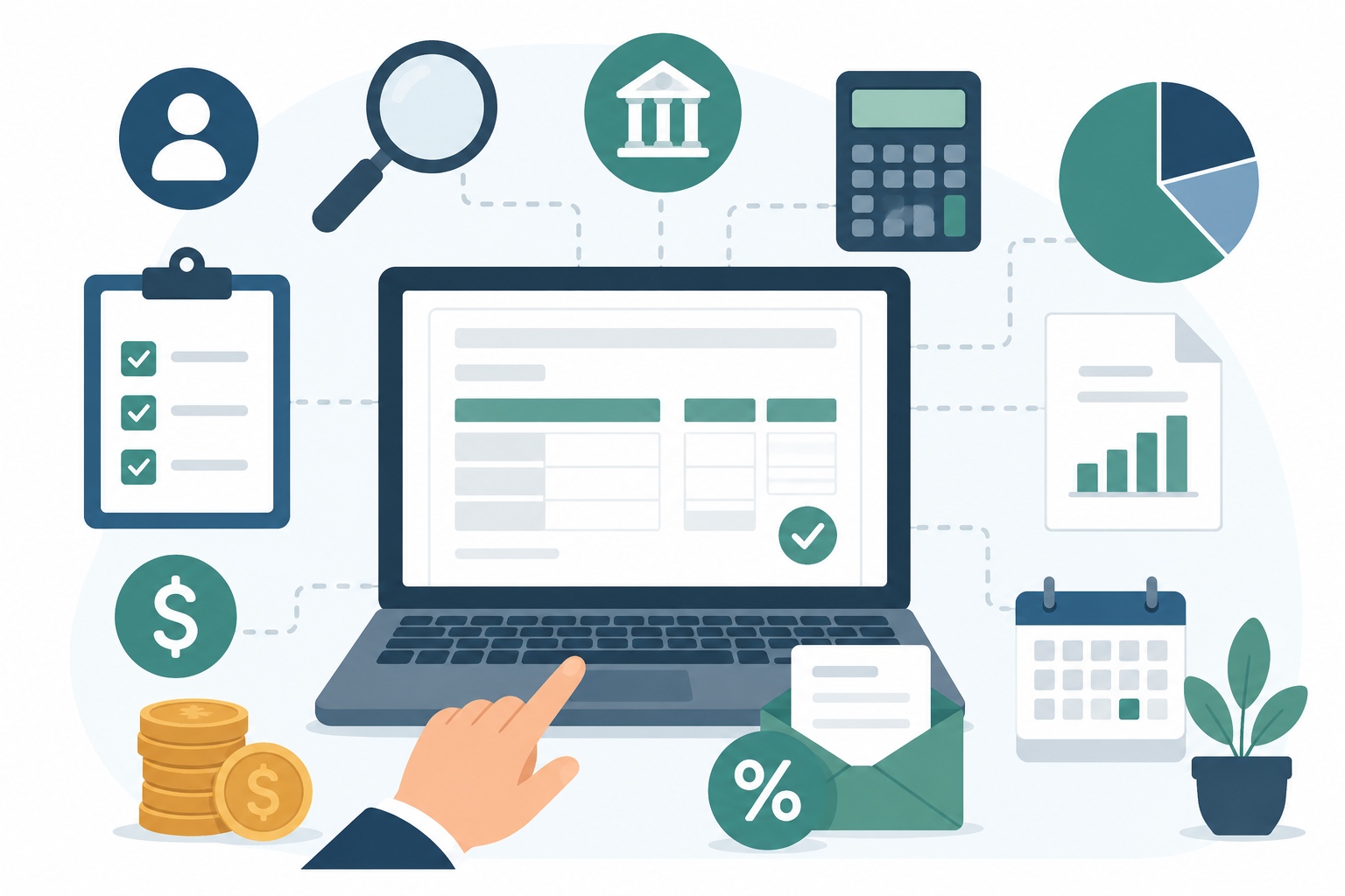 Calcula tu pensión, impuestos e hipoteca en segundos